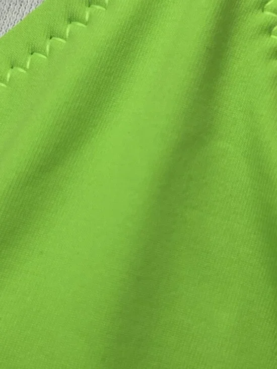 SKIMS Neon Lime Triangle Bikini Top - Picture 8 of 8